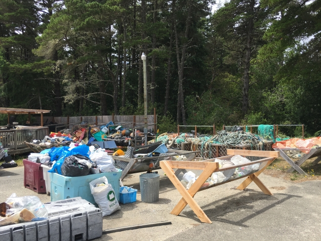 An outdoor workshop.