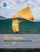 The cover of the 2025 Alaska Marine Debris Action Plan.